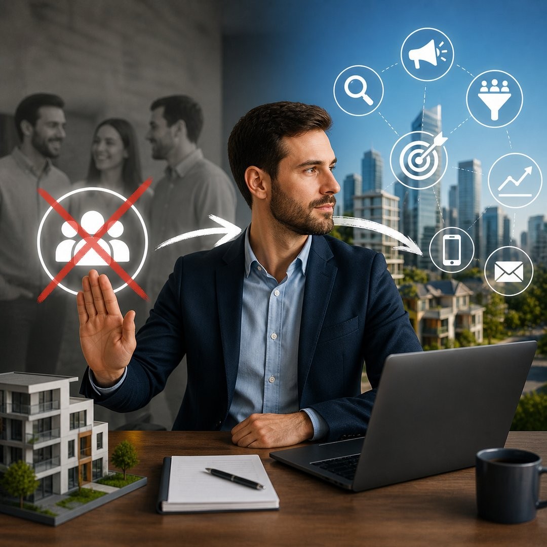 Como parar de depender de indicação no mercado imobiliário