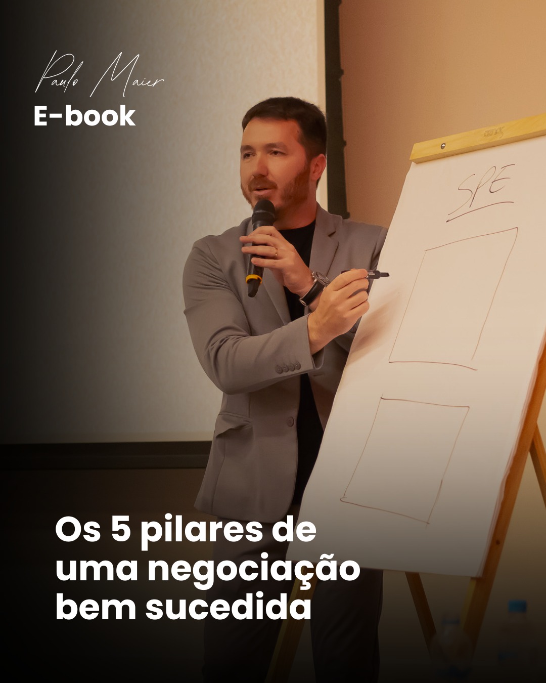 Capa do e-book Os 5 pilares de uma negociação bem sucedida